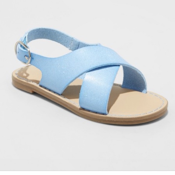 Cat & Jack Other - Cat & Jack Toddler girls blue sandals NWT